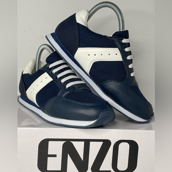 Enzo Other - Enzo Emiliano Sneaker, Navy White, Size 2 boy